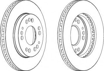 FERODO DDF761-1 Тормозной диск для MITSUBISHI ECLIPSE I (Митсубиши/митсубиси Эcлипсэ и) FERODO DDF761-1 Тормозной диск для MITSUBISHI ECLIPSE I (Митсубиши/митсубиси Эcлипсэ и)