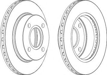FERODO DDF887-1 Тормозной диск для FORD (Форд) FERODO DDF887-1 Тормозной диск для FORD (Форд)