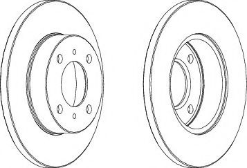 FERODO DDF998-1 Тормозной диск для PROTON SATRIA (Протон Сатриа) FERODO DDF998-1 Тормозной диск для PROTON SATRIA (Протон Сатриа)
