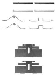FERODO FBA424 Комплектующие, колодки дискового тормоза для TOYOTA COROLLA (Тойота/тоета Cоролла)