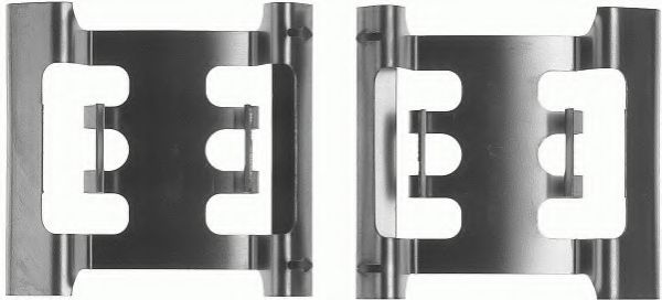 FERODO FBA456 Комплектующие, колодки дискового тормоза для VOLVO 960 (Вольво 960) FERODO FBA456 Комплектующие, колодки дискового тормоза для VOLVO 960 (Вольво 960)