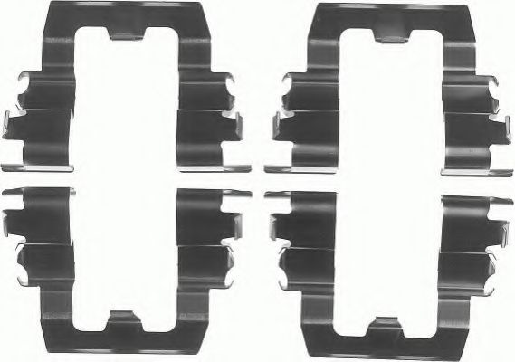 FERODO FBA483 Комплектующие, колодки дискового тормоза для MAZDA 626 III (Мазда 626 3) FERODO FBA483 Комплектующие, колодки дискового тормоза для MAZDA 626 III (Мазда 626 3)
