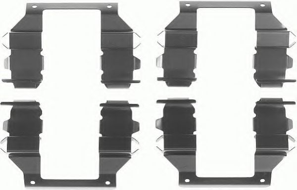 FERODO FBA491 Комплектующие, колодки дискового тормоза для MITSUBISHI PAJERO/SHOGUN (Митсубиши/митсубиси Пажэро/шогун) FERODO FBA491 Комплектующие, колодки дискового тормоза для MITSUBISHI PAJERO/SHOGUN (Митсубиши/митсубиси Пажэро/шогун)