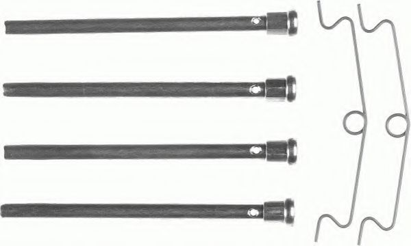 FERODO FBA496 Комплектующие, колодки дискового тормоза для PEUGEOT 205 II (Пежо 205 2) FERODO FBA496 Комплектующие, колодки дискового тормоза для PEUGEOT 205 II (Пежо 205 2)