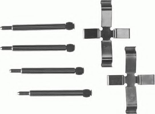 FERODO FBA601 Комплектующие, колодки дискового тормоза для VOLVO 960 (Вольво 960) FERODO FBA601 Комплектующие, колодки дискового тормоза для VOLVO 960 (Вольво 960)