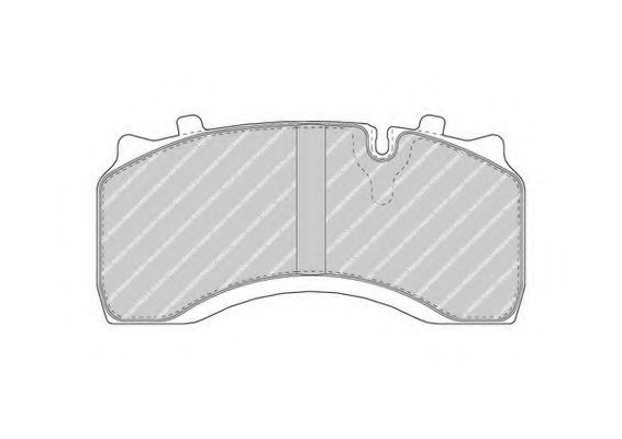 FERODO FCV1389 Тормозные колодки для DAF LF 55 (Даф Лф 55) FERODO FCV1389 Тормозные колодки для DAF LF 55 (Даф Лф 55)