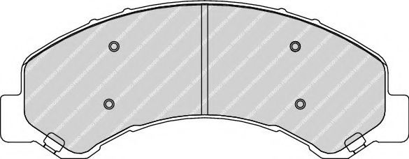 FERODO FCV1853 Тормозные колодки для ISUZU N (Исузу Н)