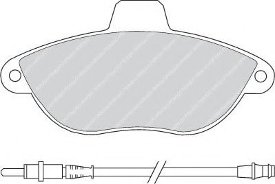FERODO FDB1002 Тормозные колодки для CITROËN DISPATCH (CитроËн Диспатч) FERODO FDB1002 Тормозные колодки для CITROËN DISPATCH (CитроËн Диспатч)