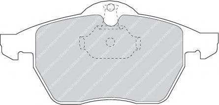 FERODO FDB1068 Тормозные колодки для CHEVROLET VECTRA (Шевроле Vэcтра) FERODO FDB1068 Тормозные колодки для CHEVROLET VECTRA (Шевроле Vэcтра)