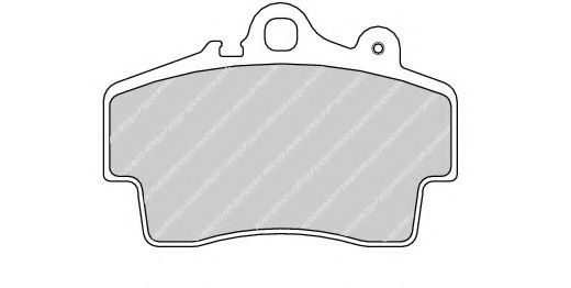 FERODO FDB1307 Тормозные колодки для PORSCHE BOXSTER SPYDER (Порше Боxстэр спъдэр)