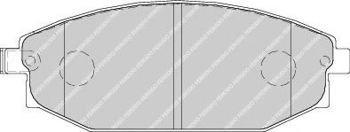 FERODO FDB1671 Тормозные колодки для HYUNDAI GALLOPER II (Хендай Галлопэр 2)