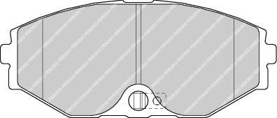 FERODO FDB1682 Тормозные колодки для NISSAN GLORIA XI (Ниссан Глориа xи)