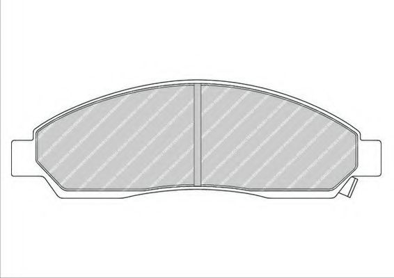 FERODO FDB1816 Тормозные колодки для ISUZU N (Исузу Н)