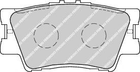 FERODO FDB1892 Тормозные колодки для LEXUS HS (Лексус Хс)