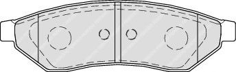 FERODO FDB1986 Тормозные колодки для DAEWOO EVANDA (Дэу Эvанда) FERODO FDB1986 Тормозные колодки для DAEWOO EVANDA (Дэу Эvанда)