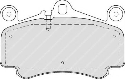 FERODO FDB1998 Тормозные колодки для PORSCHE CARRERA GT (Порше Cаррэра гт) FERODO FDB1998 Тормозные колодки для PORSCHE CARRERA GT (Порше Cаррэра гт)