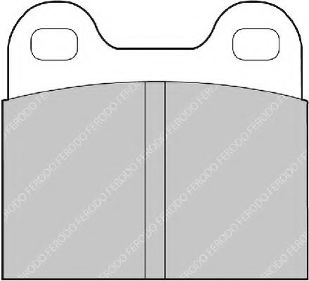 FERODO FDB3M Тормозные колодки для VOLKSWAGEN (Фольксваген) FERODO FDB3M Тормозные колодки для VOLKSWAGEN (Фольксваген)