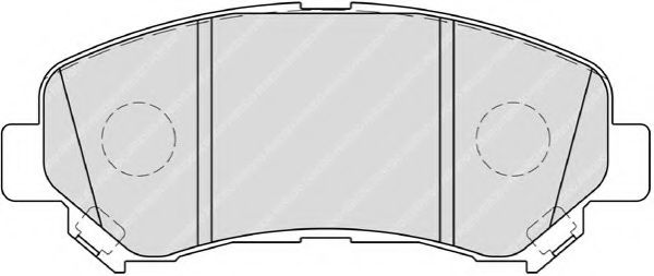 FERODO FDB4051 Тормозные колодки для NISSAN DUALIS (Ниссан Дуалис) FERODO FDB4051 Тормозные колодки для NISSAN DUALIS (Ниссан Дуалис)