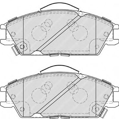 FERODO FDB4076 Тормозные колодки для HONDA ACCORD II (Хонда Аccорд 2) FERODO FDB4076 Тормозные колодки для HONDA ACCORD II (Хонда Аccорд 2)
