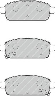 FERODO FDB4263 Тормозные колодки для OPEL AMPERA (Опель Ампэра) FERODO FDB4263 Тормозные колодки для OPEL AMPERA (Опель Ампэра)