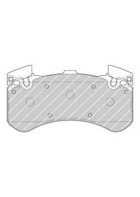 FERODO FDB4468 Тормозные колодки для AUDI A7 (Ауди А7) FERODO FDB4468 Тормозные колодки для AUDI A7 (Ауди А7)