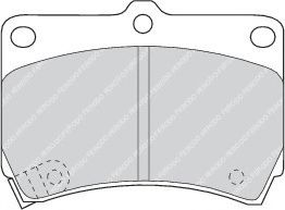 FERODO FDB715 Тормозные колодки для MAZDA 323 III (Мазда 323 3) FERODO FDB715 Тормозные колодки для MAZDA 323 III (Мазда 323 3)