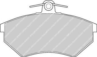 FERODO FDB774 Тормозные колодки для SEAT INCA (Сеат Инcа) FERODO FDB774 Тормозные колодки для SEAT INCA (Сеат Инcа)