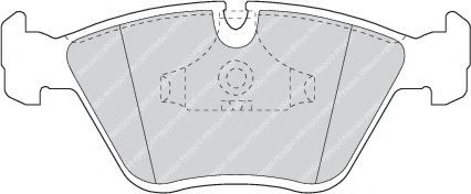 FERODO FDB779 Тормозные колодки для BMW 7 (Бмв 7) FERODO FDB779 Тормозные колодки для BMW 7 (Бмв 7)