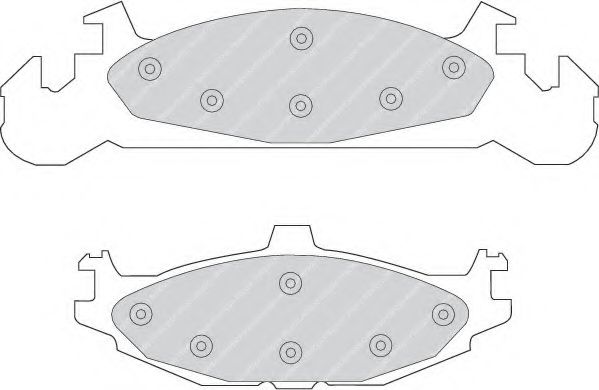 FERODO FDB922 Тормозные колодки для JEEP CHEROKEE (Джип Чироки) FERODO FDB922 Тормозные колодки для JEEP CHEROKEE (Джип Чироки)