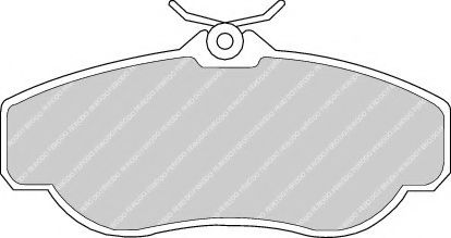 FERODO FDB980 Тормозные колодки для LAND ROVER RANGE ROVER II (Ленд ровер/лэнд ровер Рангэ ровер 2) FERODO FDB980 Тормозные колодки для LAND ROVER RANGE ROVER II (Ленд ровер/лэнд ровер Рангэ ровер 2)