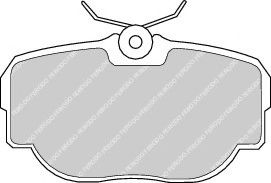 FERODO FDB981 Тормозные колодки для LAND ROVER RANGE ROVER II (Ленд ровер/лэнд ровер Рангэ ровер 2) FERODO FDB981 Тормозные колодки для LAND ROVER RANGE ROVER II (Ленд ровер/лэнд ровер Рангэ ровер 2)