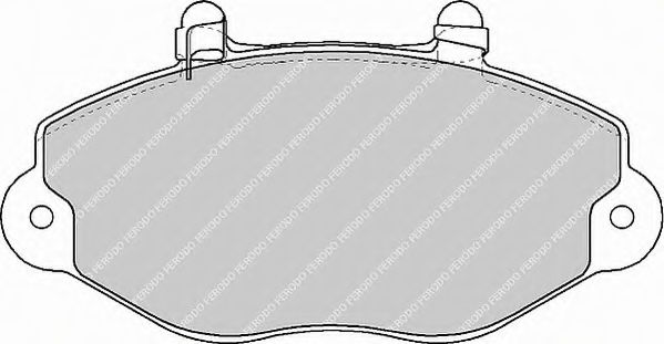 FERODO FVR1339 Тормозные колодки для FORD TRANSIT (Форд Трансит) FERODO FVR1339 Тормозные колодки для FORD TRANSIT (Форд Трансит)