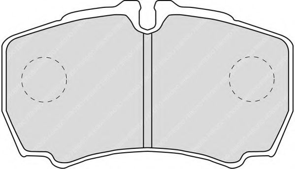 FERODO FVR1405 Тормозные колодки для IVECO DAILY VI (Ивеко Даилъ vи)