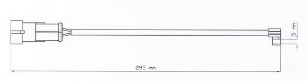 FERODO FAI115 Сигнализатор, износ тормозных колодок для IVECO DAILY II (Ивеко Даилъ 2) FERODO FAI115 Сигнализатор, износ тормозных колодок для IVECO DAILY II (Ивеко Даилъ 2)