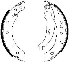 FERODO FSB4012 Тормозные колодоки 