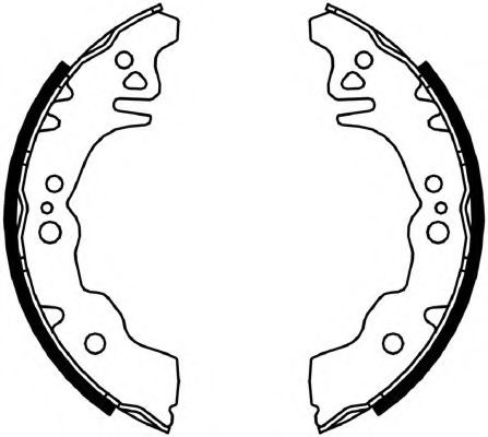 FERODO FSB4040 Тормозные колодоки 