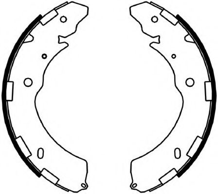 FERODO FSB4052 Тормозные колодоки для MITSUBISHI MONTERO SPORT II (Митсубиши/митсубиси Монтэро спорт 2)
