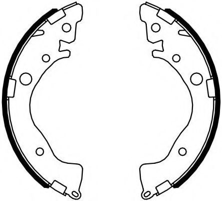 FERODO FSB4081 Тормозные колодоки 
