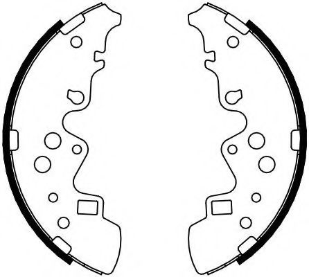FERODO FSB4094 Тормозные колодоки для MAZDA E-SERIE (Мазда Э-сэриэ) FERODO FSB4094 Тормозные колодоки для MAZDA E-SERIE (Мазда Э-сэриэ)