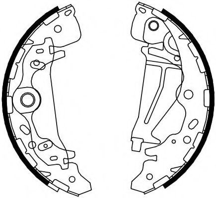 FERODO FSB4096 Тормозные колодоки для HYUNDAI SANTA FE I (Хендай Санта фэ1)