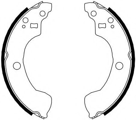 FERODO FSB4106 Тормозные колодоки для NISSAN (Ниссан) FERODO FSB4106 Тормозные колодоки для NISSAN (Ниссан)