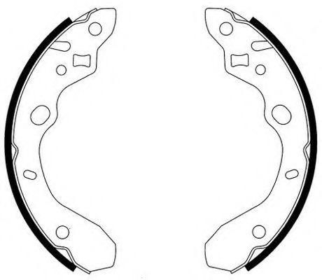 FERODO FSB573 Тормозные колодоки для MAZDA ETUDE VI (Мазда Этудэ vи)