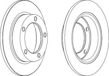 FERODO DDF092 Тормозной диск для LADA NIVA II (Лада Нива 2) FERODO DDF092 Тормозной диск для LADA NIVA II (Лада Нива 2)