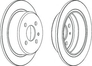 FERODO DDF093 Тормозной диск для BMW 3 (Бмв 3) FERODO DDF093 Тормозной диск для BMW 3 (Бмв 3)