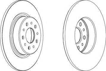 FERODO DDF1138 Тормозной диск 