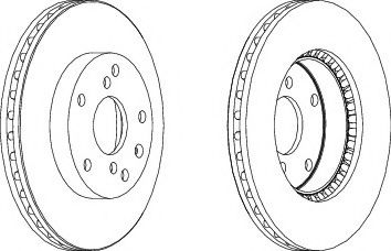 FERODO DDF1192 Тормозной диск 