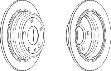 FERODO DDF120 Тормозной диск 