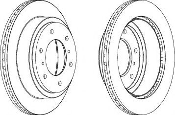 FERODO DDF1385 Тормозной диск для MITSUBISHI MONTERO CLASSIC (Митсубиши/митсубиси Монтэро cлассиc) FERODO DDF1385 Тормозной диск для MITSUBISHI MONTERO CLASSIC (Митсубиши/митсубиси Монтэро cлассиc)