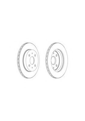 FERODO DDF1774 Тормозной диск для DAIHATSU MIRA VII (Дайхатсу Мира v2) FERODO DDF1774 Тормозной диск для DAIHATSU MIRA VII (Дайхатсу Мира v2)