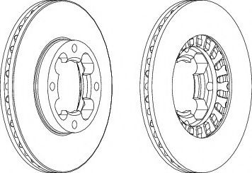 FERODO DDF399 Тормозной диск для SUBARU (Субару) FERODO DDF399 Тормозной диск для SUBARU (Субару)